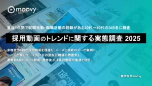 【採用動画トレンド調査2025】採用動画は「認知から内定承諾段階にまで」効果あり！求職者の8割以上が見る時代